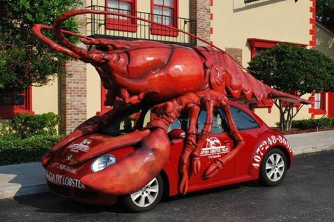 Lobster Car, Jim Shorkey, Mitusbishi, Uniontown